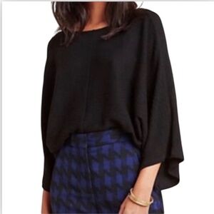 Anthropologie Maeve Claire Dolman Sleeve Textured top